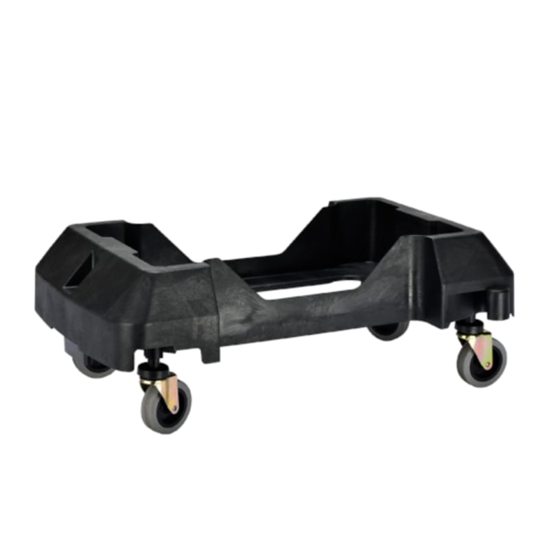 Alpine Industries ALP477-DOLLY Slim Waste Container Dolly, Black