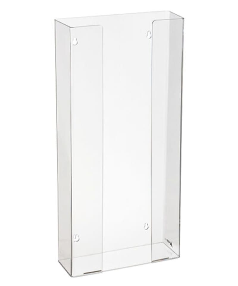 AdirMed ADI902-04 4-Box Clear Acrylic Glove Dispenser, Wall-Mount