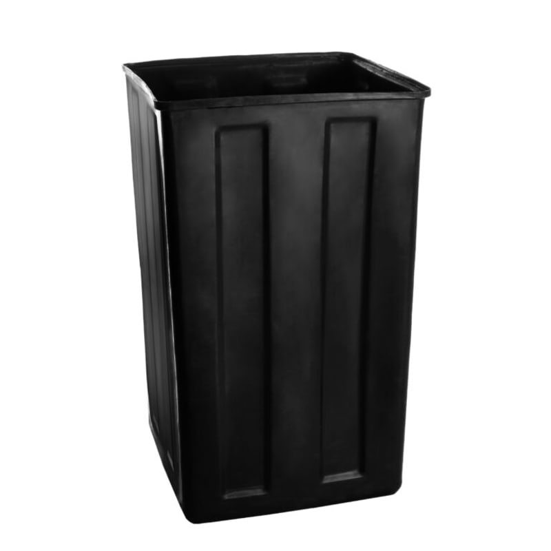 Alpine Industries ALPA01 40-Gallon Waste Container, Black