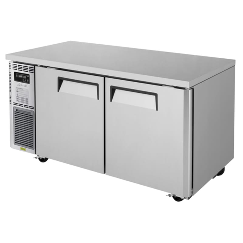 Turbo Air JUR-60-N6 J Series 59" Two Solid Door Undercounter Refrigerator