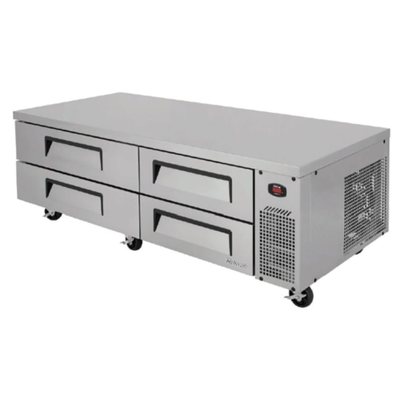 Turbo Air TCBE-72SDR-N Super Deluxe 72" Three Drawer Refrigerated Chef Base