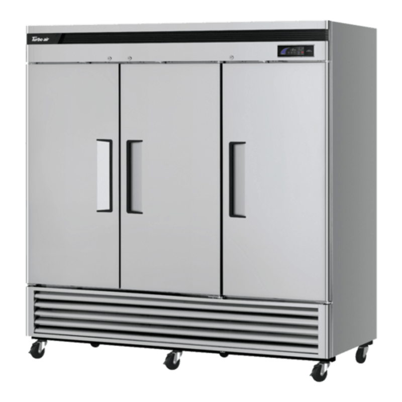 Turbo Air TSF-72SD-N M3 Series 82" Three Solid Door Reach-In Freezer