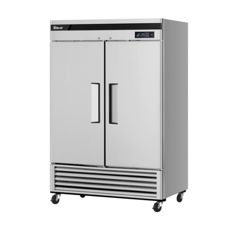 Turbo Air TSR-49SD-N6 Super Deluxe 54" Two Solid Door Reach-In Refrigerator