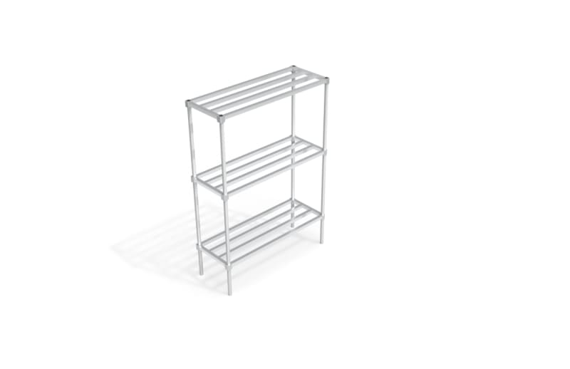 New Age Industrial C31848HH6 Adjustable Shelving Unit - HD-Bar Shelves 18"W