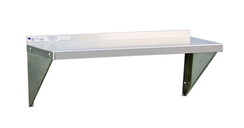 New Age Industrial NS943 Wall Mounted Shelving - Solid 15.25"W