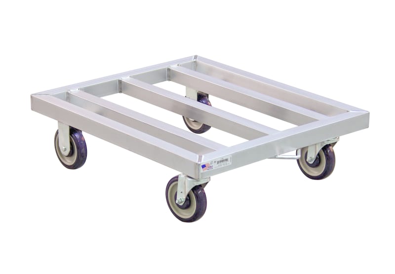 New Age Industrial 1182 Mobile Heavy Duty Welded Aluminum Super Dolly For General Utility