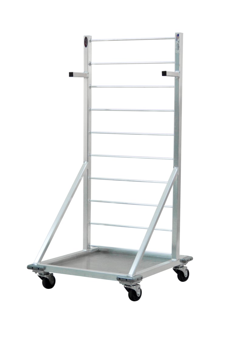 New Age Industrial 1215 Heavy Duty Welded Aluminum Mobile Fryer Basket Cart