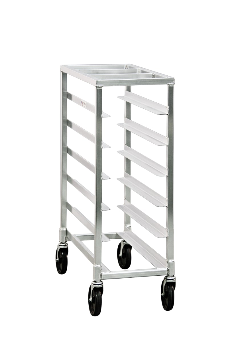 New Age Industrial 1343 Heavy Duty Welded Aluminum Angle Slide Platter Cart