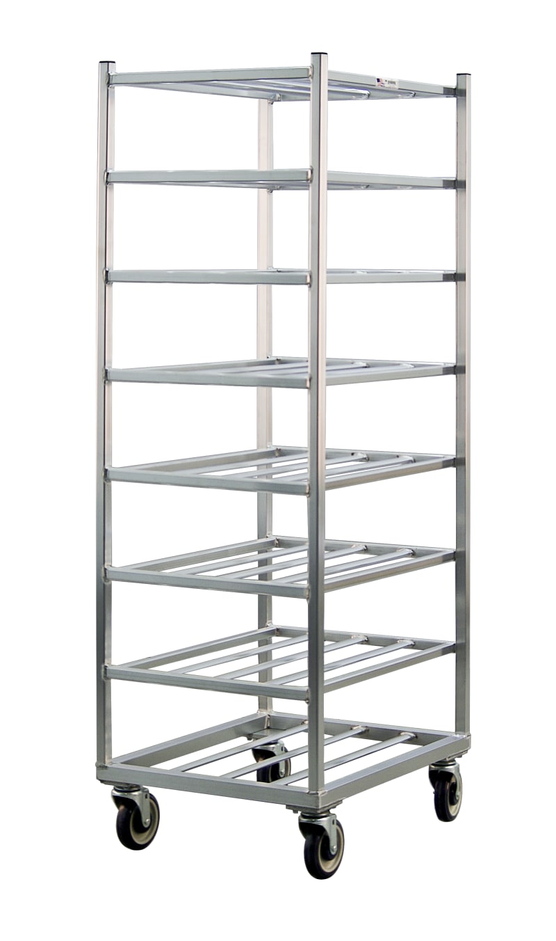 New Age Industrial 1358 8-Tier Heavy Duty Welded Aluminum Universal Cart