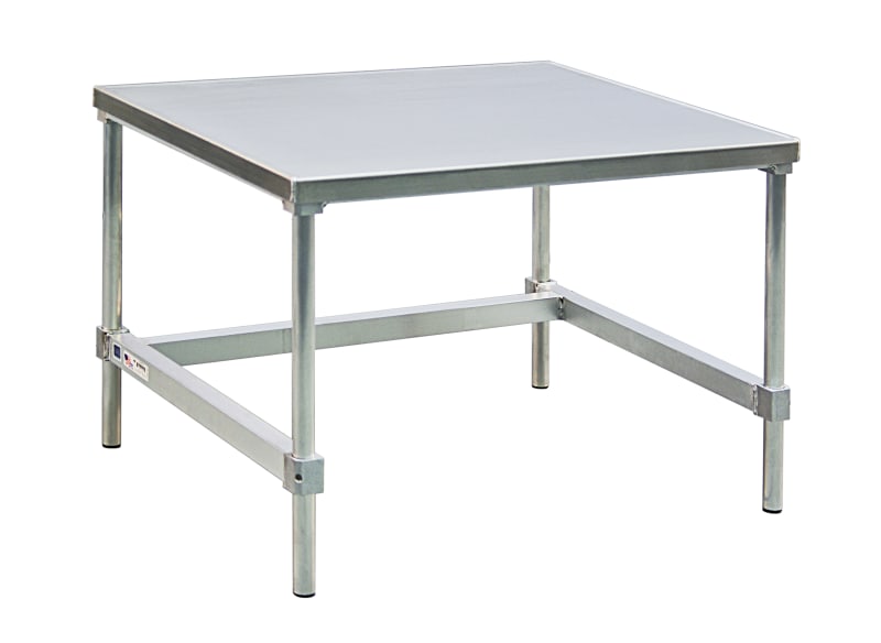 New Age Industrial 12472GS Heavy Duty Aluminum Stationary Adjustable Equipment Stand