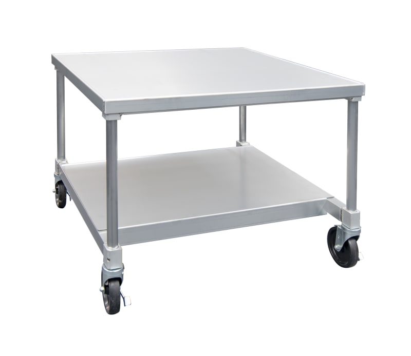 New Age Industrial 13036GSU Heavy Duty Aluminum Stationary Adjustable Equipment Stand With Undershelf