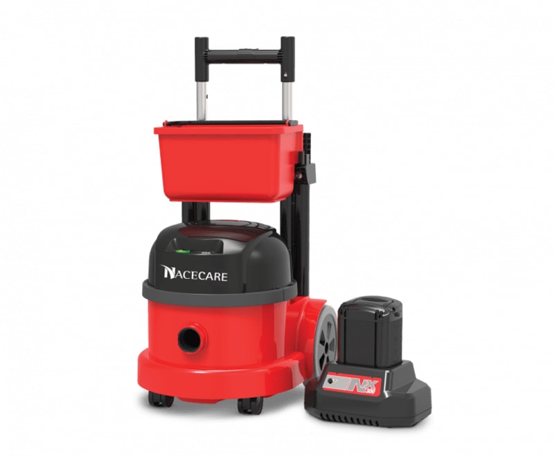 NaceCare K913081C NBV 290NX Latitude Battery Canister Vacuum with AST2 Kit