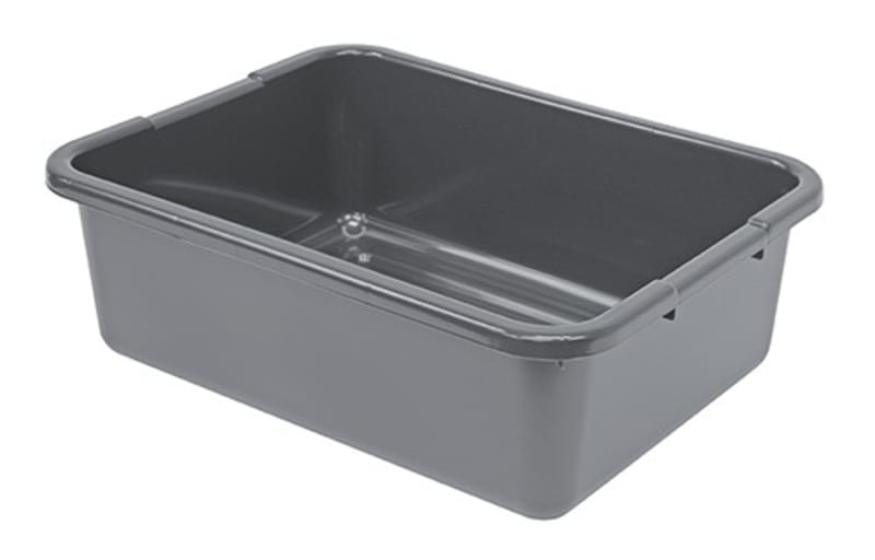 Quantum Food Service FSB-21157RGYCS Bussing Tub 21in x 15in x 7in Polypropylene Gray Case Of 12