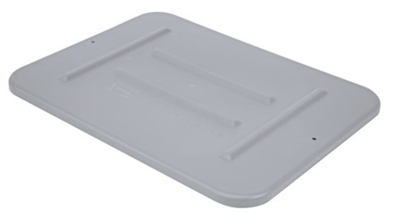 Quantum Food Service FSB-L2216GYCS Bussing Tub Lid 22in x 16-1/2in x 3/4in Polypropylene Gray Case Of 12
