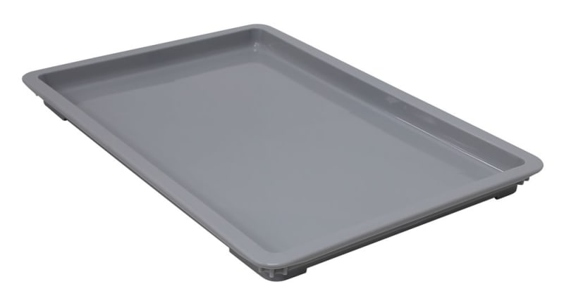 Quantum Food Service FSB-PL2618GYCS Pizza Dough Box Lid 26in x 18in x 1-3/4in Gray Case Of 6