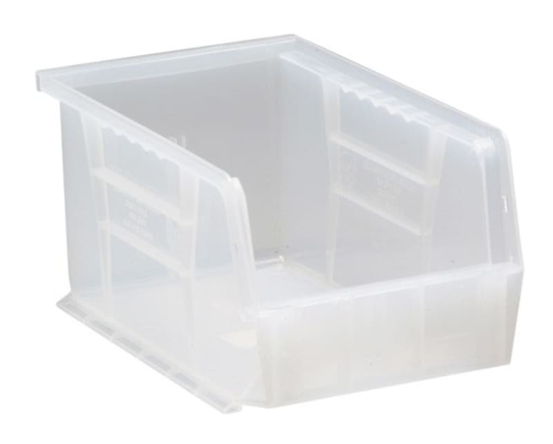 Quantum Food Service QUS221CLCS Ultra Hang & Stack Bin Clear 9-1/4in x 6in x 5in Case Of 12