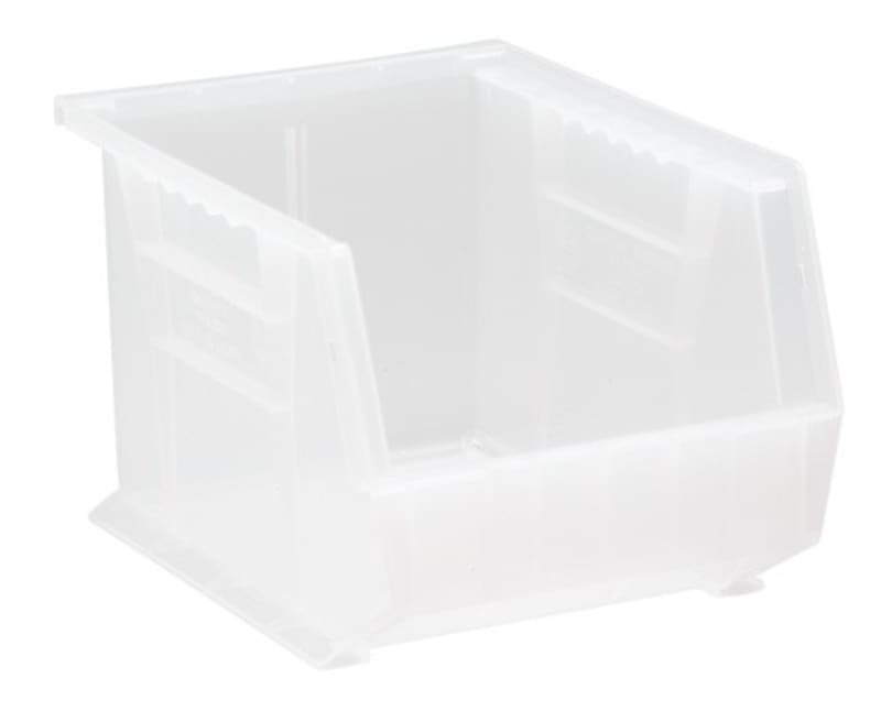 Quantum Food Service QUS239CLCS Ultra Hang & Stack Bin Clear 10-3/4in x 8-1/4in x 7in Case Of 6