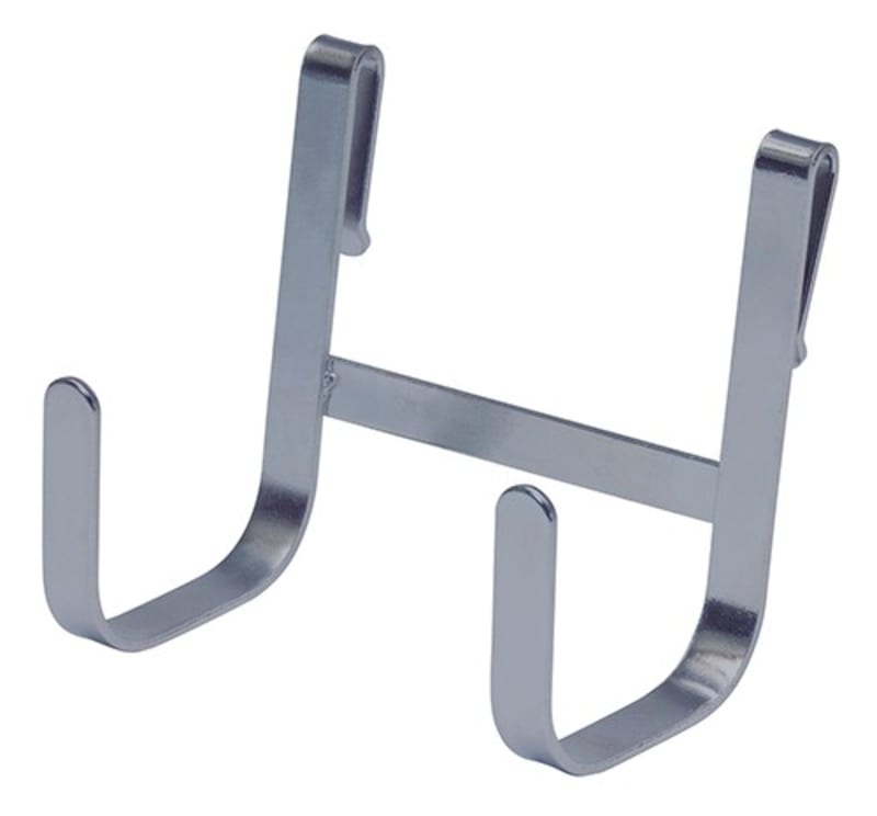Quantum Food Service SG-HOOKDBGY Double Large Hook Gray Epoxy