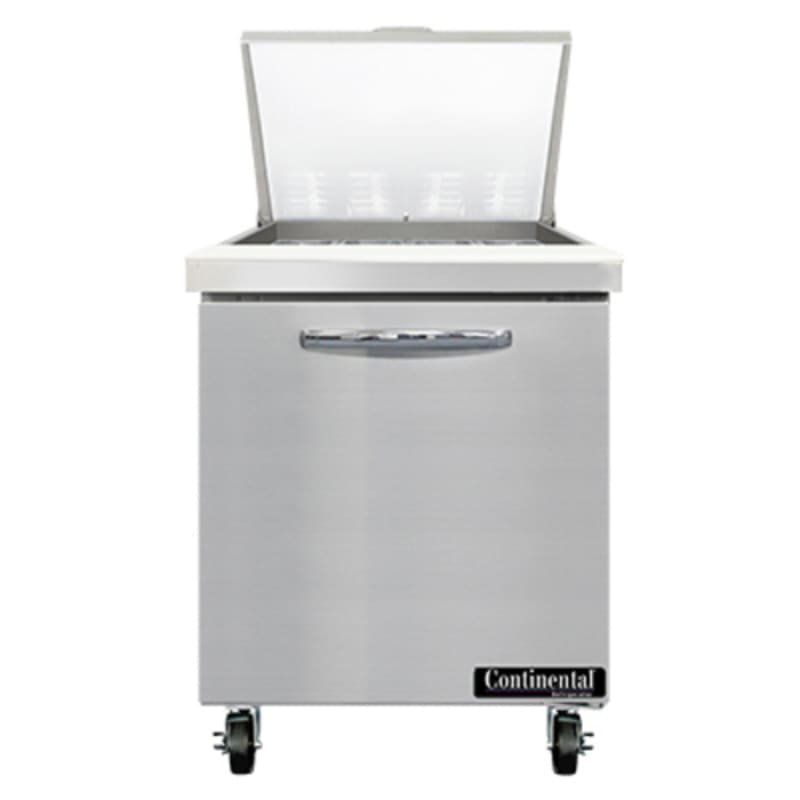 Continental SW27N12M 27" 1 Door Mighty Top Sandwich Prep Table