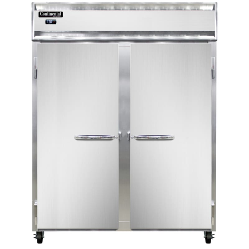 Continental 2REN 57" Extra-Wide 2 Solid Door Reach-In Refrigerator