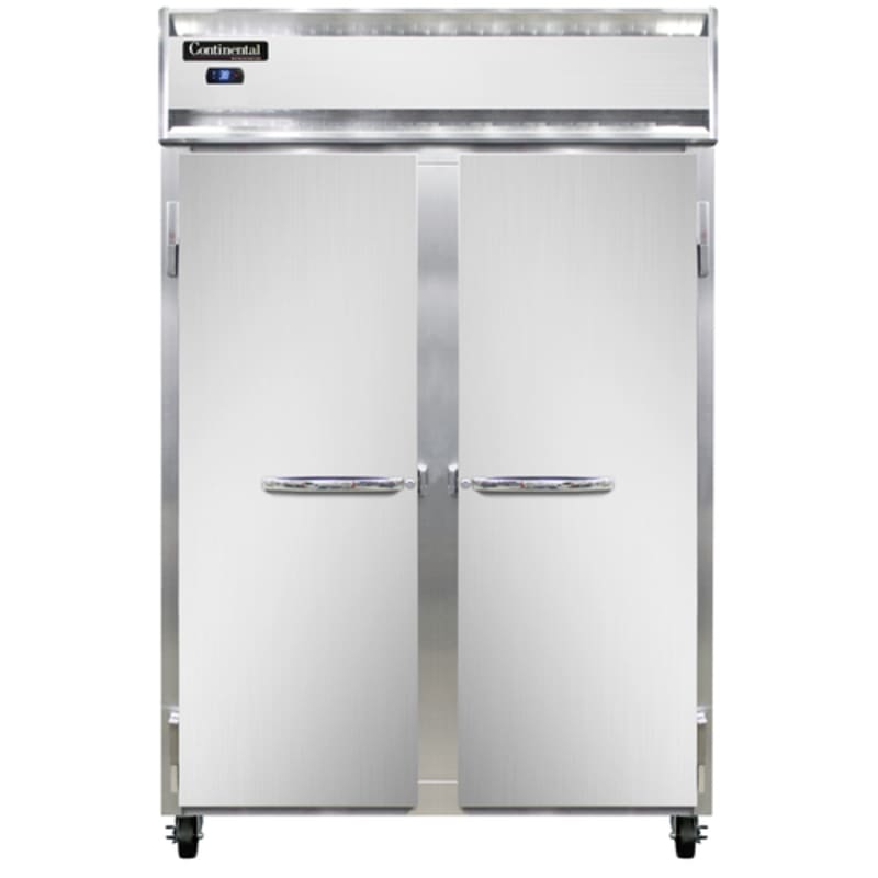 Continental 2RNSS 52" 2 Solid Door Reach-In Refrigerator