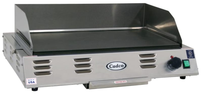 Cadco CG-10 24" Electric Griddle with Capillary Thermostat, 120V
