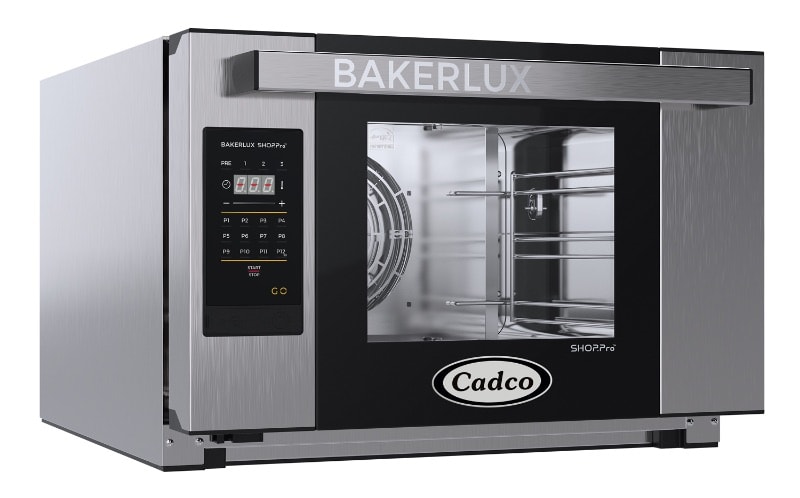 Cadco XAFT-03HS-GD Bakerlux™ GO Electric Countertop Convection Oven, Half Size, 120V