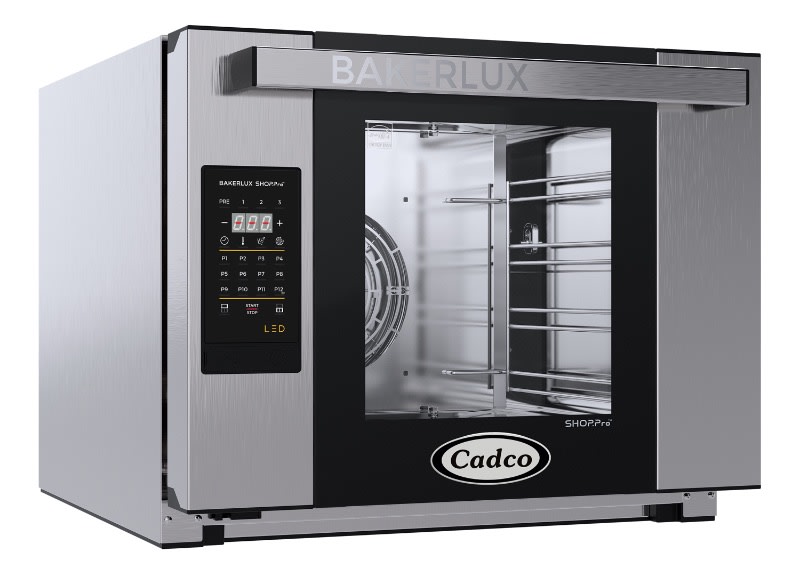 Cadco XAFT-04HS-LD Bakerlux™ LED Electric Countertop Convection Oven, Half Size, 208-240V
