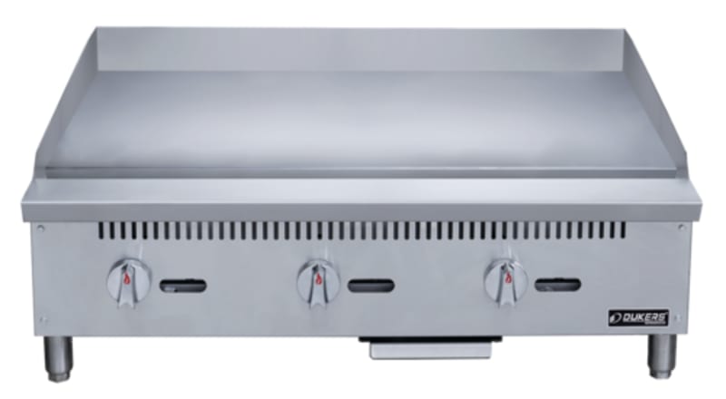 Dukers DCGMA36 36" Griddle with 3 Burners