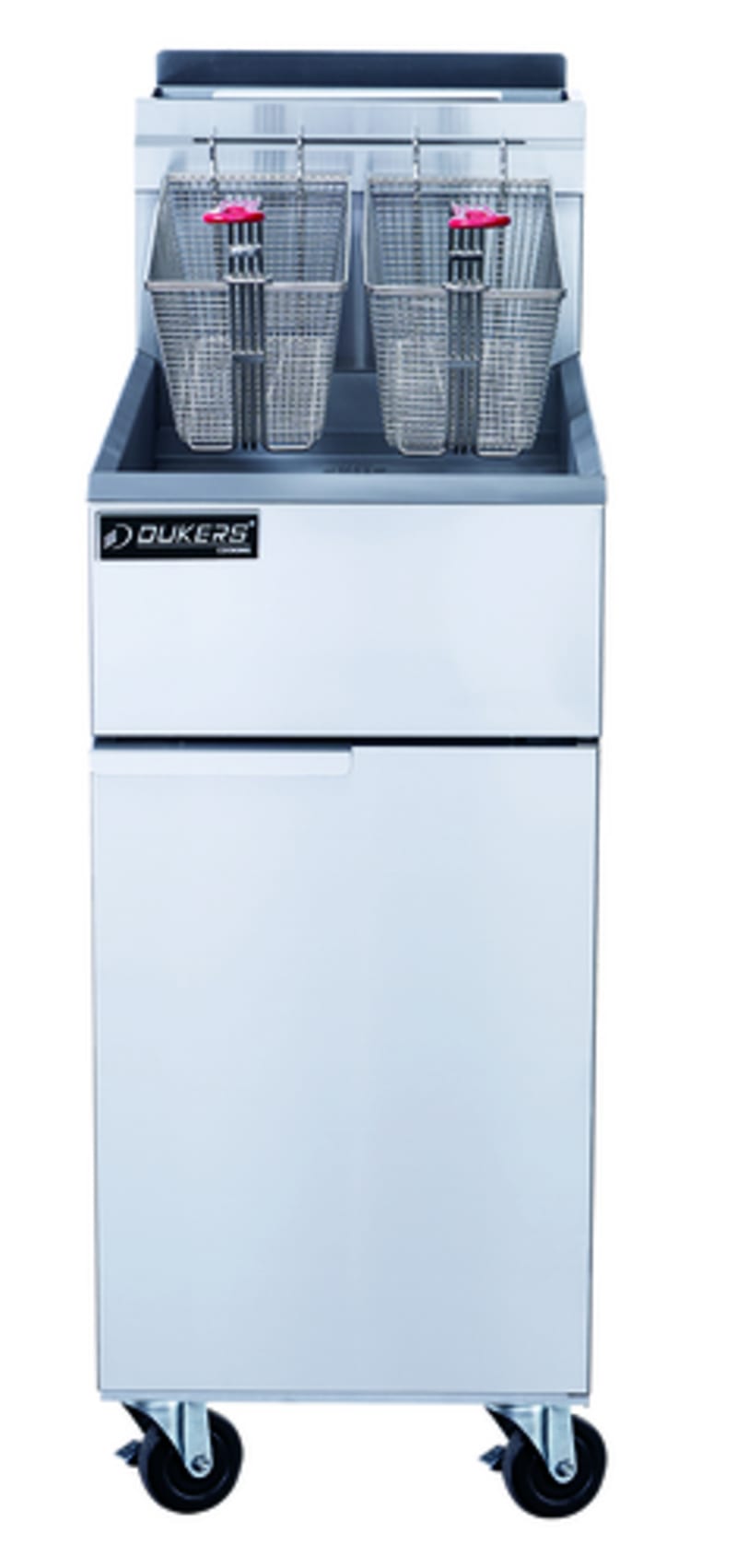 Dukers DCF4-LPG Liquid Propane Gas Fryer with 4 Tube Burners
