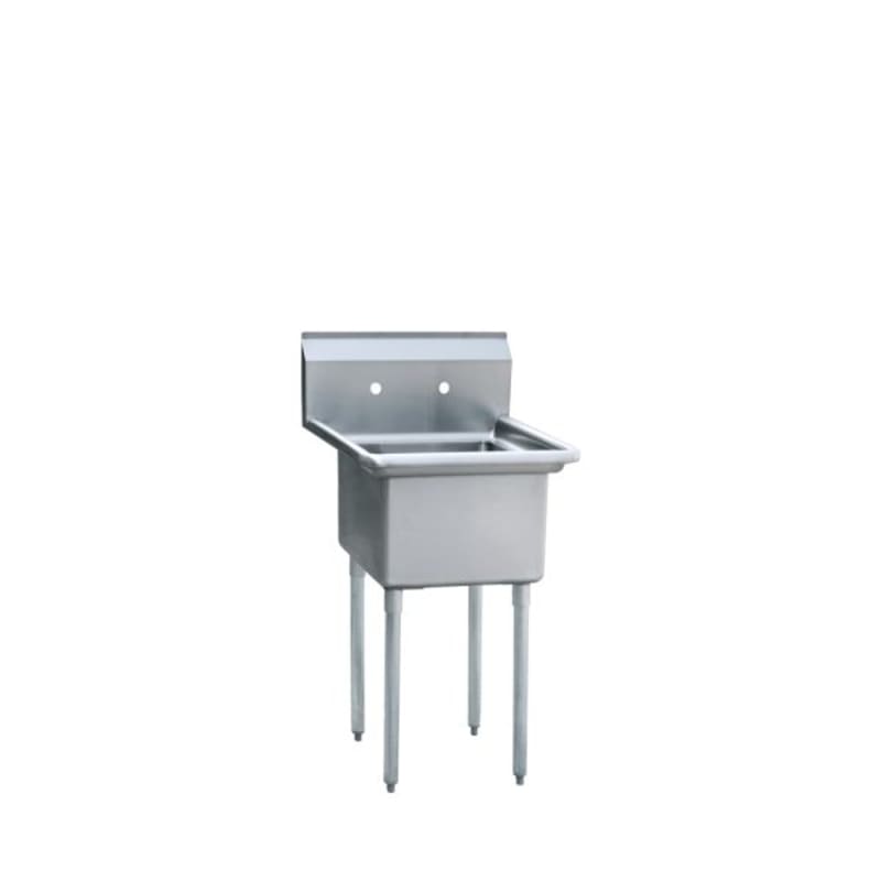 Atosa MRSA-1-N One Compartment Prep Sink-Bowl Size 18"x18"x12"