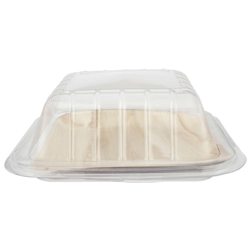 Verterra VT-LD-9X9PT 9" Square Rim-Lock Plastic Lid - 150 pcs