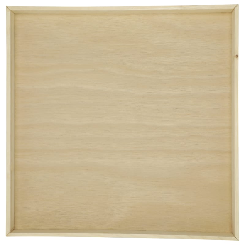 Verterra VT-WUD-16x16 16x16 Solid Square Wood Tray - 10 pcs