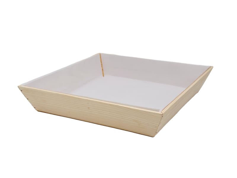 Verterra VT-WUD-BWL-12X12X3 12X12X3" Solid Wood Bowl