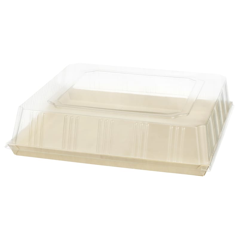 Verterra TG-CT-14X14 14X14 Balsa Wood Tray with Clear Cover - 25 pcs