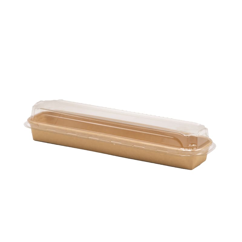 Verterra VT-PBL-12X3X1 12x3x1 Kraft tray w/ lid Combo