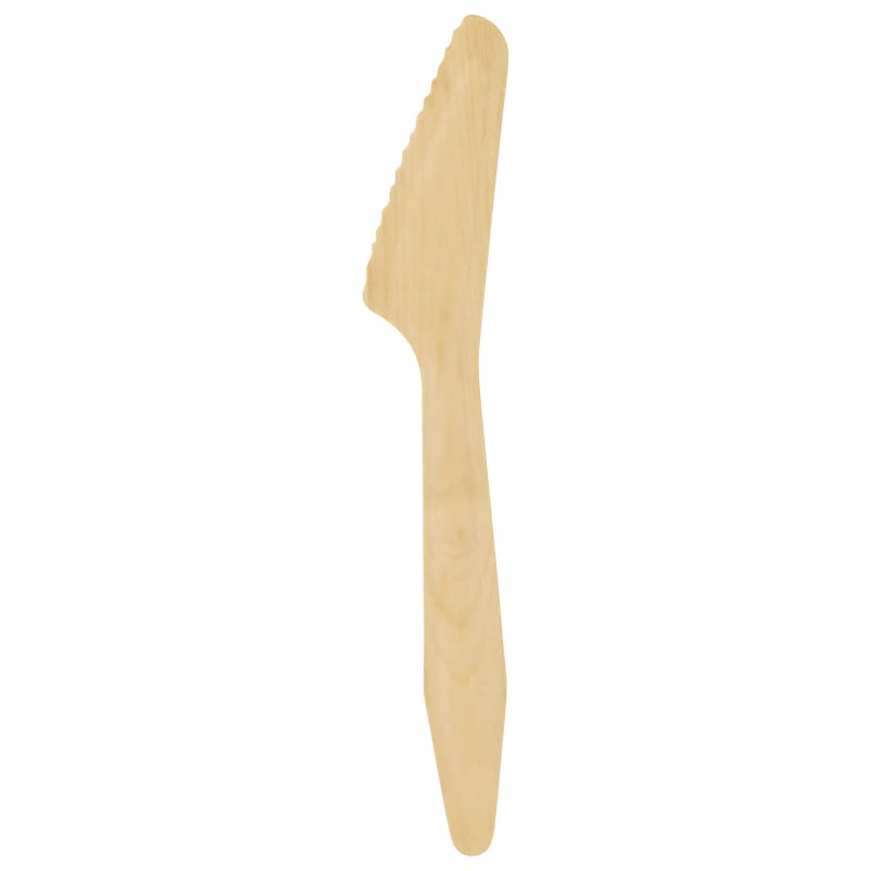 Verterra VT-2419 7" Heavy Weight Wooden - Knife - 1000 pcs