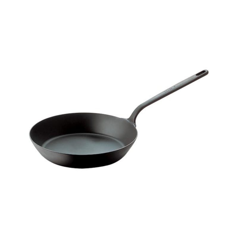 Spring USA 8481-40/28 Blackline 11 3/8" Carbon Steel Fry Pan 8481-40/28 Brigade Induction Ready