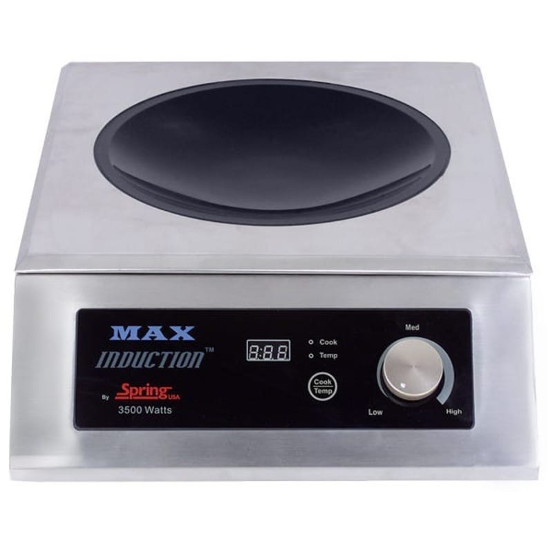 Spring USA SM-351WCR MAX Induction Wok Cook and Hold Induction Range - 208-240V, 3500W
