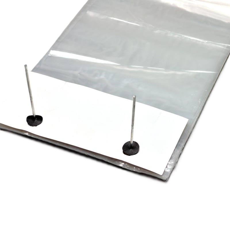 LK Packaging 10F-1420+4BGW 14" x 20" + 4"BG + 1.5"LP 1 mil LDPE Gusset bag on Wicket Dispenser, 500/Case