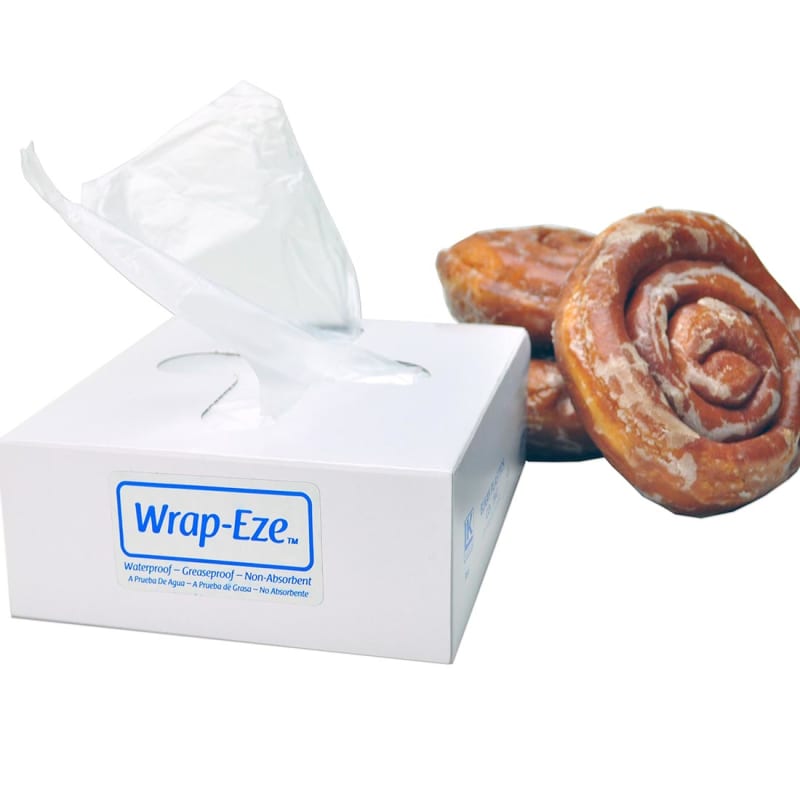 LK Packaging K-15 15" x 10.75" 0.45 mil Wrap-Eze HDPE Pop-Up Sheets, 10000/Case
