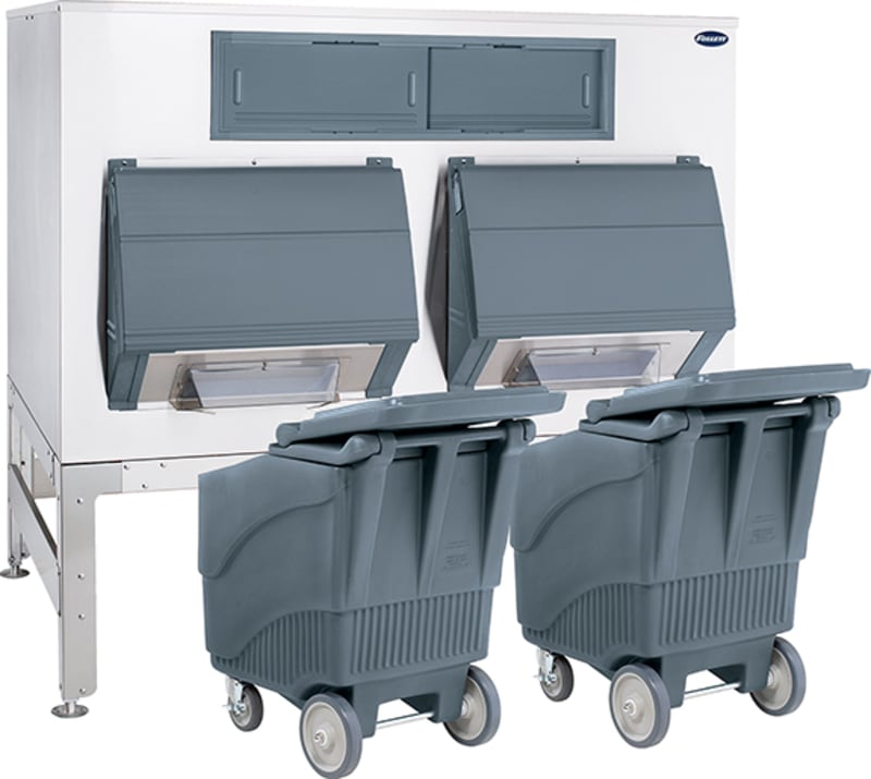 Follett DEV2100SG-72-ICS125L Ice-Device™ 72" Commercial Ice Storage Bin and Shuttle System, 2,110 lbs.