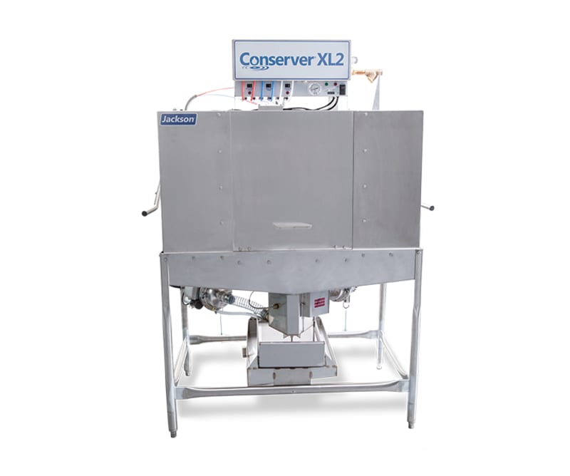 Jackson CONSERVER XL2 Conserver® Low Temp Double Rack Dishwasher, 50", 82 Racks/Hr