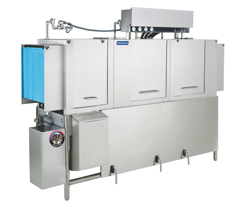 Jackson AJ-86CE High Temp Conveyor Dishwasher, 287 Racks/Hr, 2-Tank, 22" Prewash