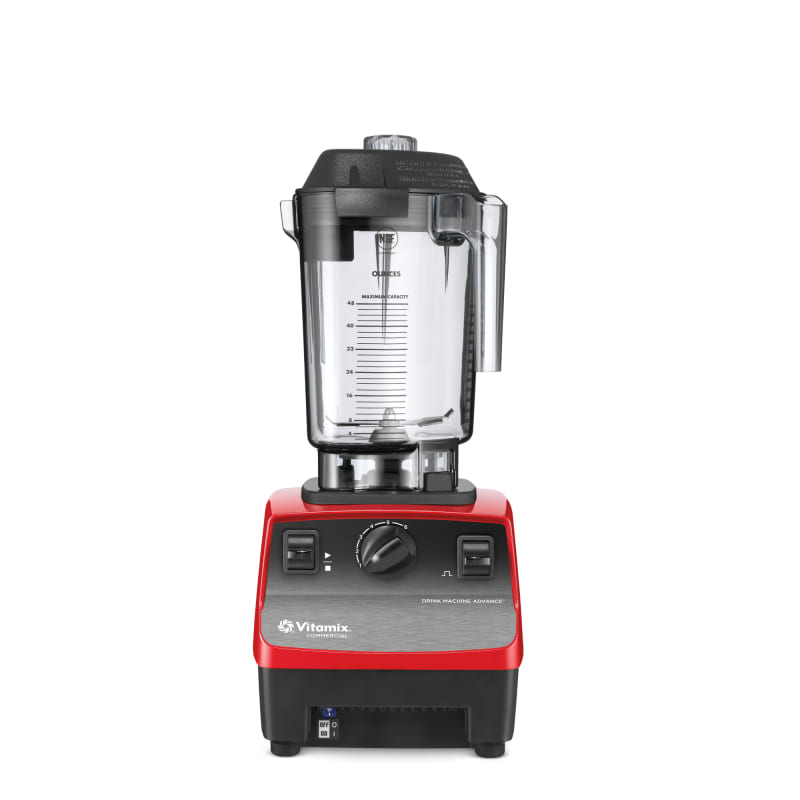 Vitamix 062825 Drink Machine Advance® Programmable Drink Blender w/ 48 oz Container, 120V, 2.3 HP, Red
