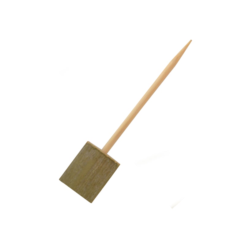 PacknWood 209BBBHUT10 BOOT Single Prong Bamboo Skewer with Block End