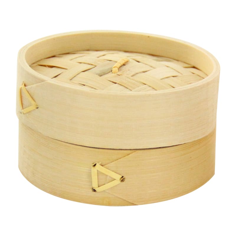 PacknWood 209BBDIM10 Dim Sum Mini Reusable Bamboo Steamer