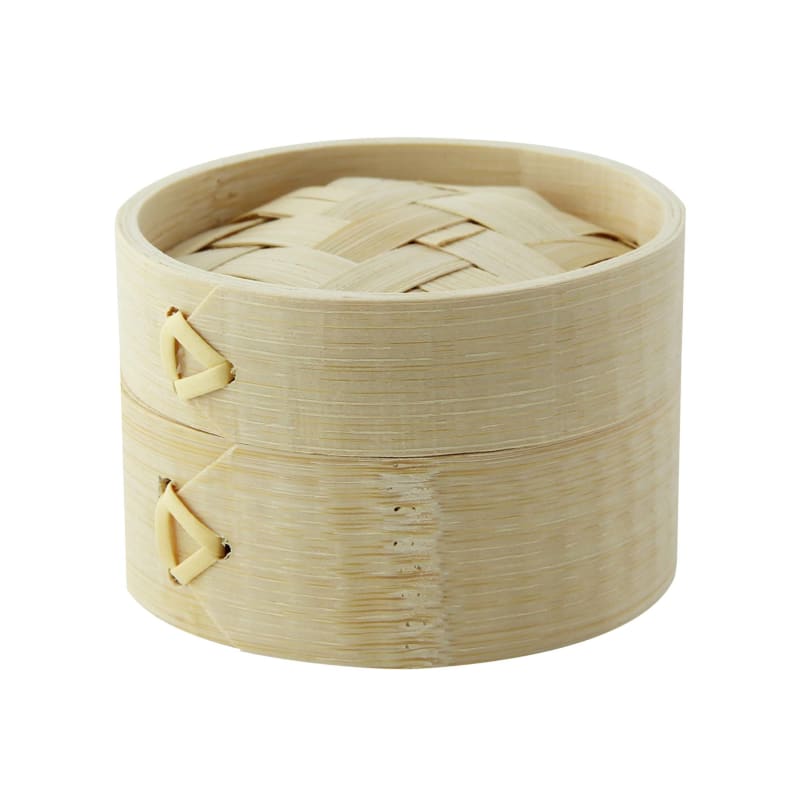 PacknWood 209BBDIM7 Dim Sum Mini Reusable Bamboo Steamer