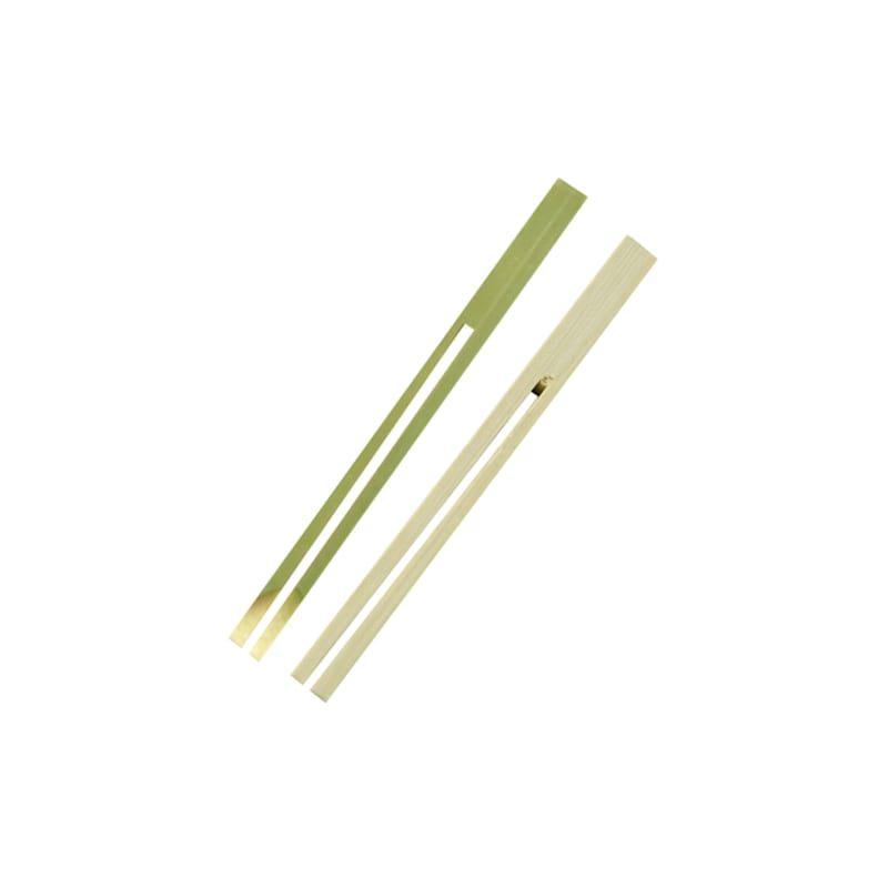 PacknWood 209BBLK101 DUAL PRONG Bamboo Double Pick Skewer