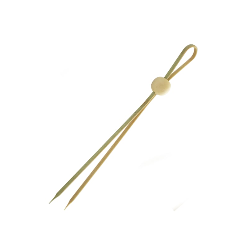 PacknWood 209BBLUKAN LUKA Bamboo Double Pick with Natural Adjustable Ball